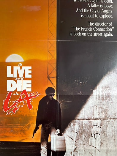 To Live And Die In L.A. - 1985 movie poster original vintage