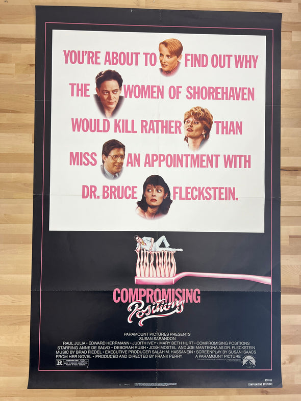 Compromising Positions - 1985 one sheet movie poster original 27x41