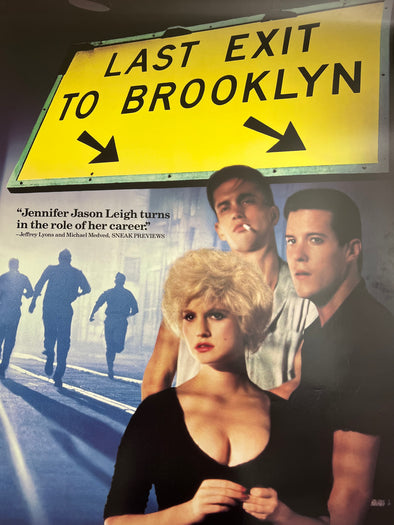 Last Exit To Brooklyn - 1990 video promo movie poster original vintage 27x40