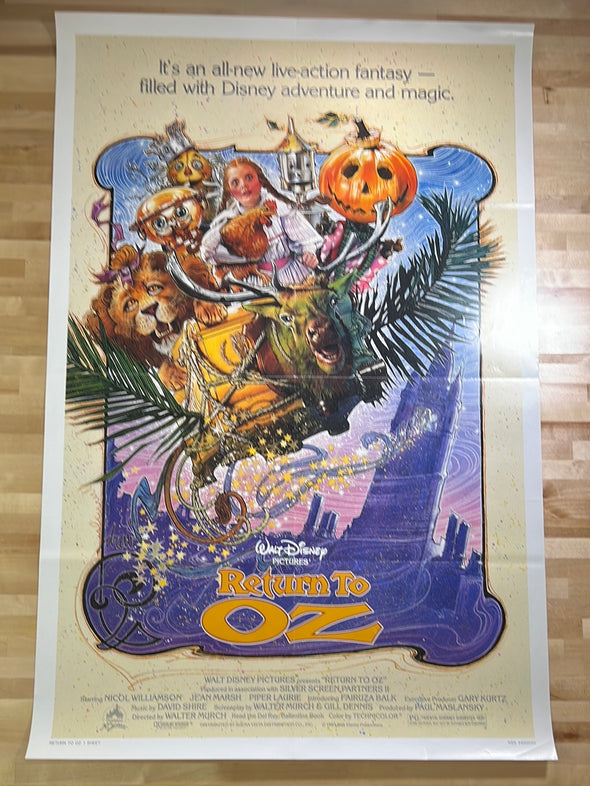 Return To Oz - 1985 movie poster original