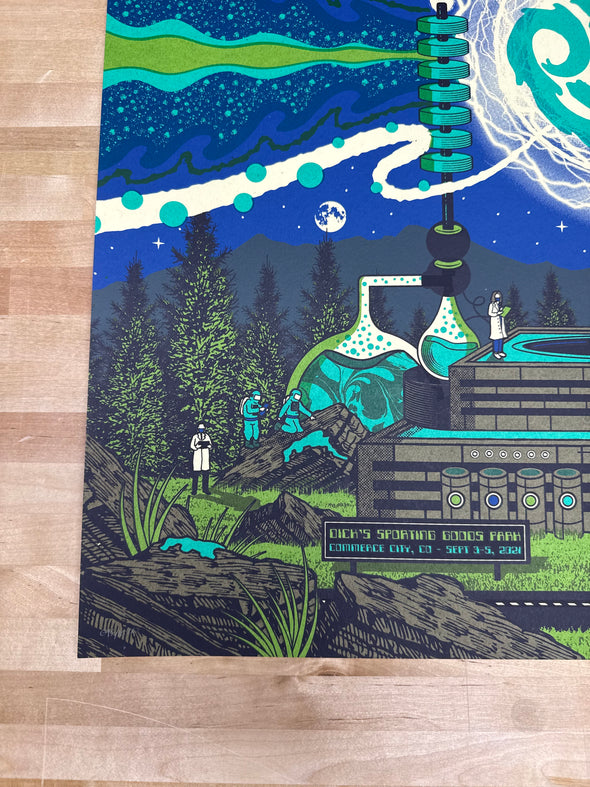 Phish - 2021 Status Serigraph poster Dick's Commerce City, CO