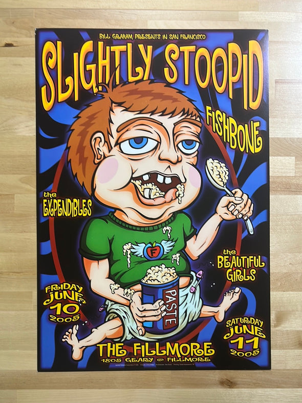 Slightly Stoopid - 2005 Chris Shaw poster San Francisco, CA The Fillmore