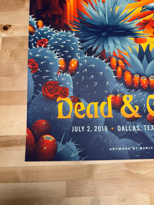 Dead & Company - 2019 Burly Designs poster Dallas, TX