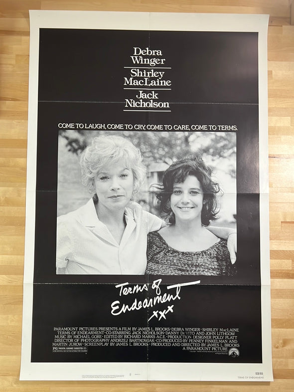 Terms of Endearment - 1983 movie poster original vintage