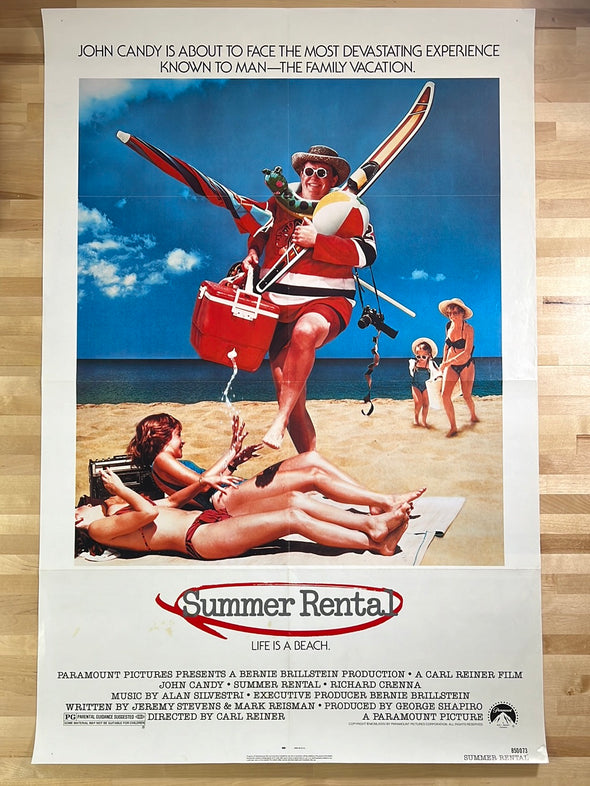 Summer Rental - 1985 movie poster original vintage