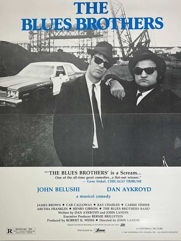 The Blues Brothers - 1980 promo movie poster original vintage 19x25 RARE Edition!
