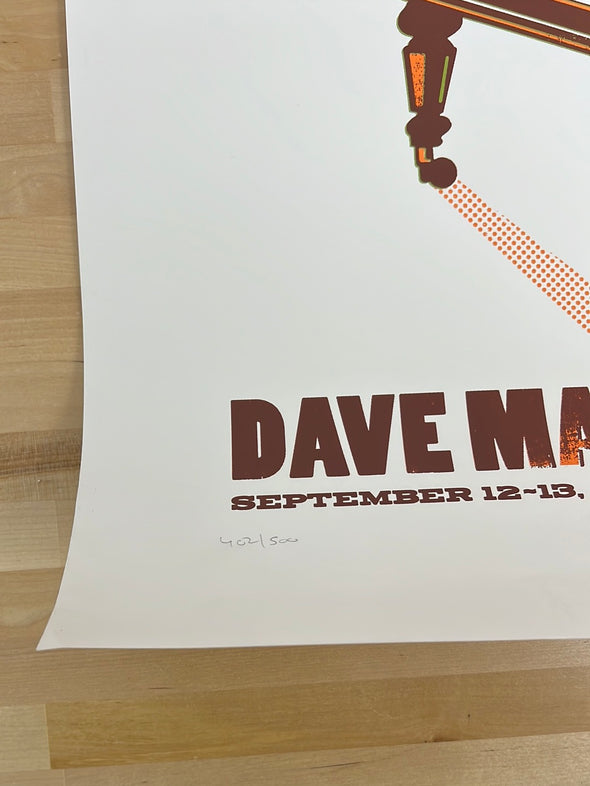 Dave Matthews Band - 2006 Methane poster Denver, CO