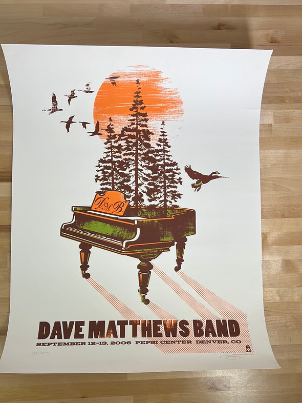 Dave Matthews Band - 2006 Methane poster Denver, CO