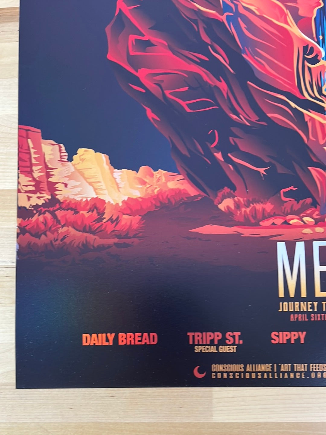 Mersiv - 2023 XLUSIV poster Red Rocks Morrison, CO – Sold Out Posters