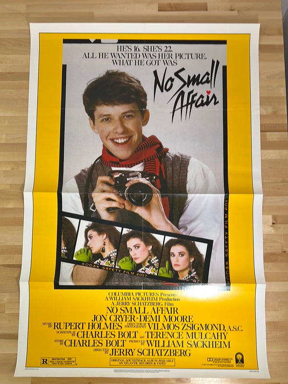 No Small Affair - 1984 movie poster original vintage 27x41