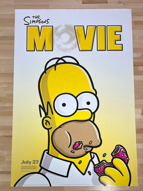 The Simpsons - 2007 one sheet movie poster original vintage 27x40