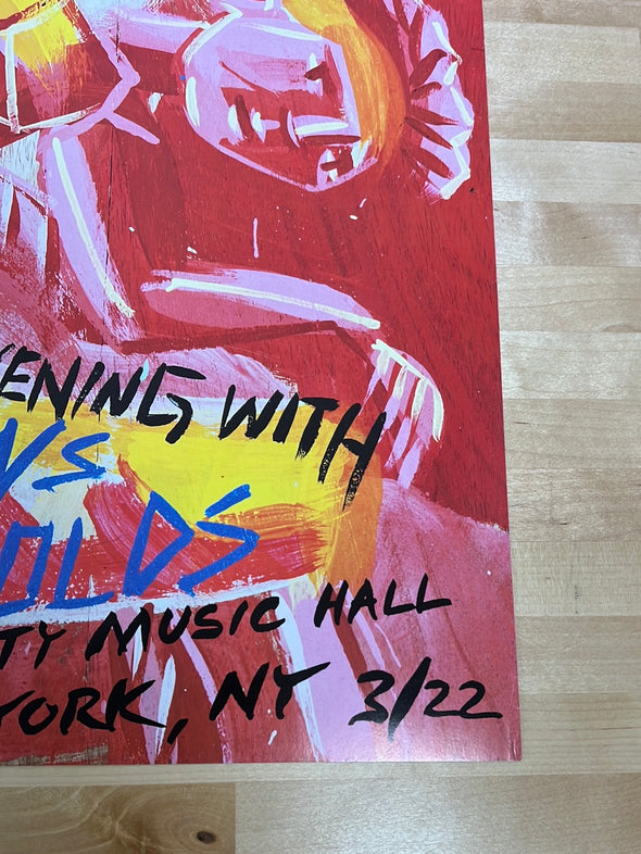Dave Matthews Band - 2003 Steve Keene poster New York City, NY