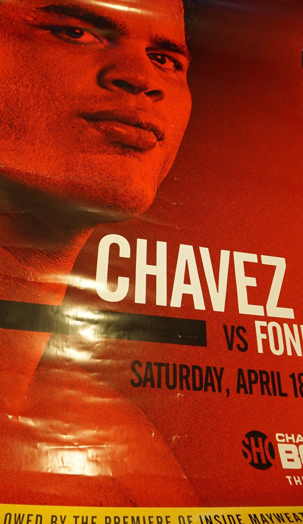 Julio Cesar Chavez Jr vs. Fonfara - poster print Boxing