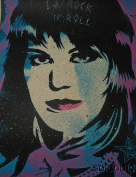 I Love Rock 'n' Roll 33 1/3 - Shepard Fairey Obey poster print Joan Jett 1st ed
