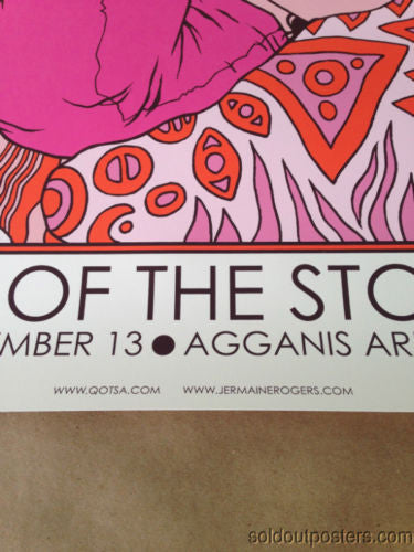 Queens of the Stone Age - 2013 Jermaine Rogers poster print Boston MA kills