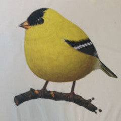 Fat Bird - 2014 Mike Mitchell  American Goldfinch poster/print