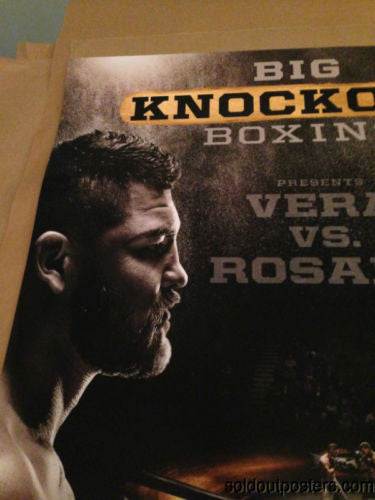 BKB Big Knockout Boxing Vera vs Rosado poster print Mandalay Bay