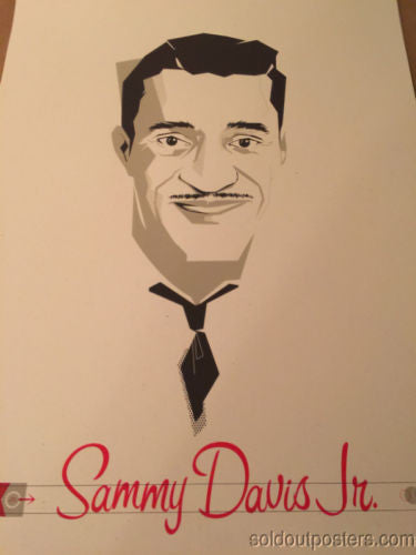 Sammy Davis Jr.  - Delicious Design poster print Chicago, IL Warner Bros. Signed