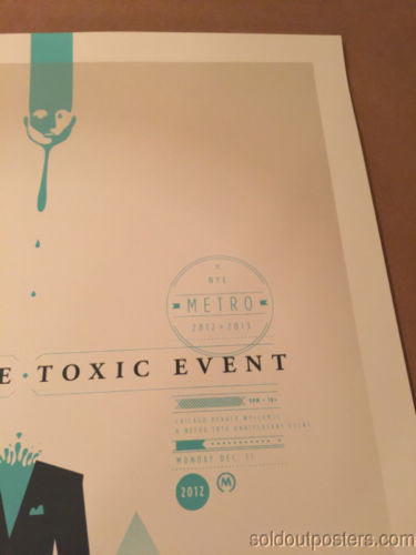 The Airborne Toxic Event  - Delicious Design poster print Chicago, IL