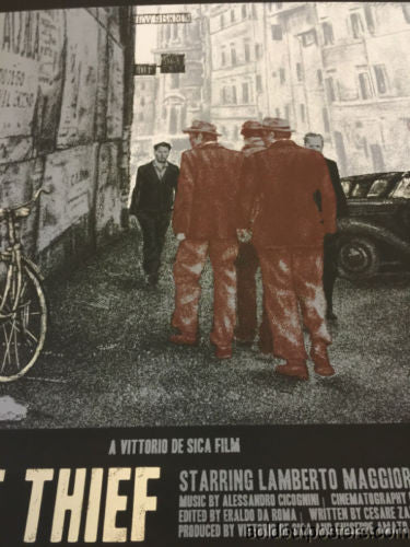 The Bicycle Thief - XUL1349 poster print Regular English version FAMP art