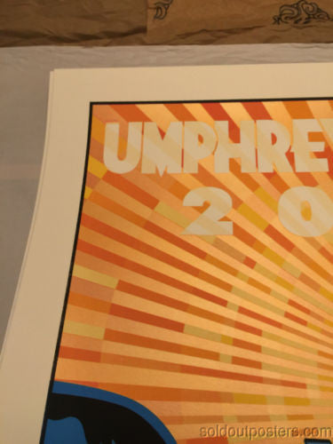 Umphrey's McGee - 2014 Kyle Baker Poster 11/7,11/8 Madison, WI Orpheum Theatre