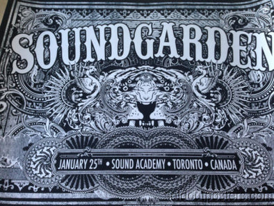 Soundgarden - 2013 Jared Conner poster print Toronto Canada night 1 one S/N