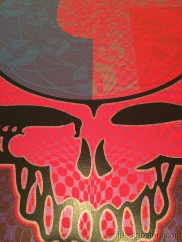 The Disco Biscuits Dave Hunter poster print Washington DC Mickey Hart RED MATTE