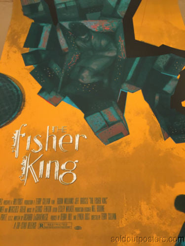 The Fisher King - 2014 Sterling Hundley Poster Print Mondo-Con 1st edition #d