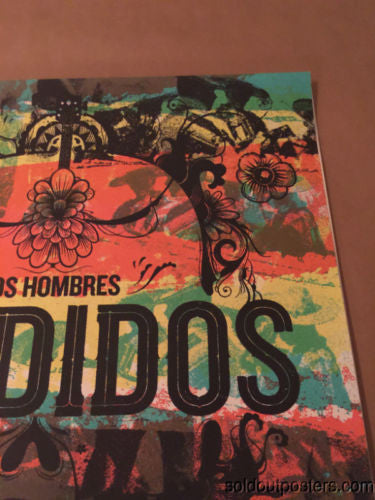 Perdidos Los Hombres  - Delicious Design poster print Chicago, IL signed and #'d