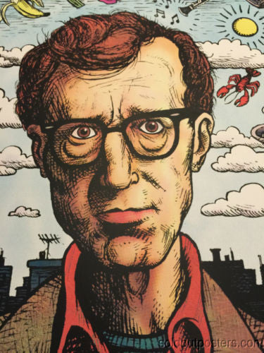 Woody Allen - 2013 Jon Smith poster print The Humorist Gallery 1988