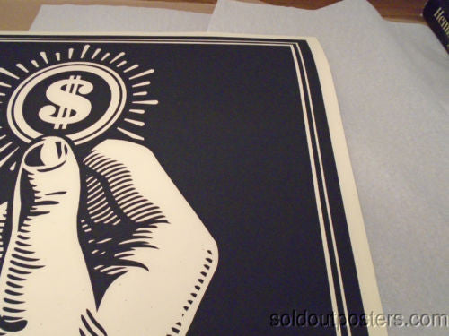 Power Bidder - Shepard Fairey Obey poster print Finance Reform United Republic