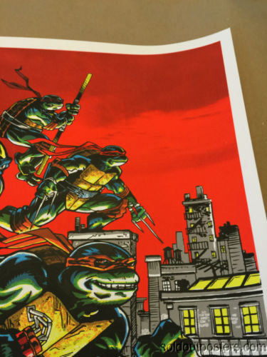 No Time For Pizza - Tim Doyle poster print TMNT Teenage Mutant Ninja Turtles