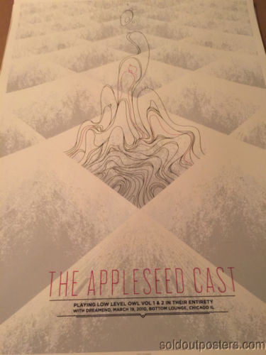 The Appleseed Cast - 3/19/2010 Delicious Design poster print Chicago, IL Bottom
