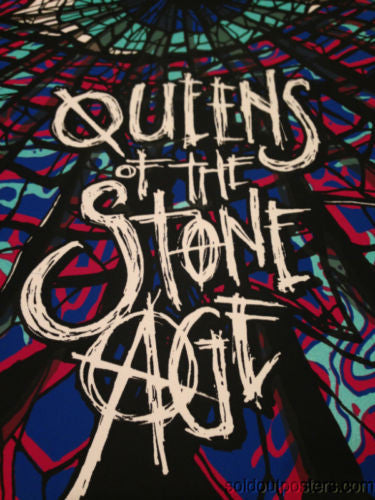 Queens of The Stone Age - 2014 Brad Klausen San Antonio Signed #'d poster