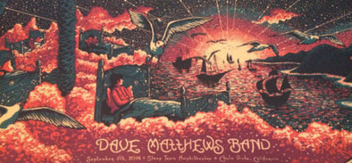 Dave Matthews Band - 2014 James Eads Chula Vista poster print Sleep Train AP