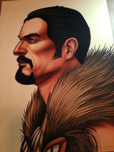 Kraven - 2014 Mike Mitchell poster print signed and #'d MONDO Static Medium