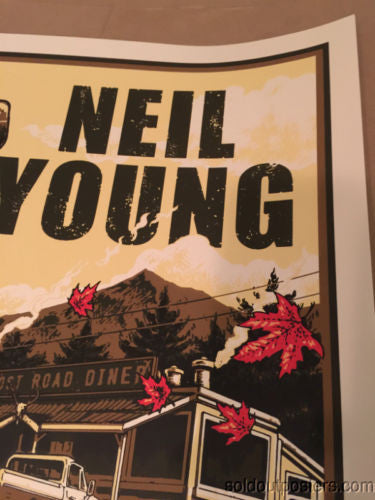 Neil Young - 10/9/2014 Blair Sayer poster print Academy of Music Philadelphia