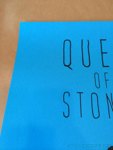 Queens of the Stone Age - 2014 Boneface poster print QOTSA like clockwork Hobart