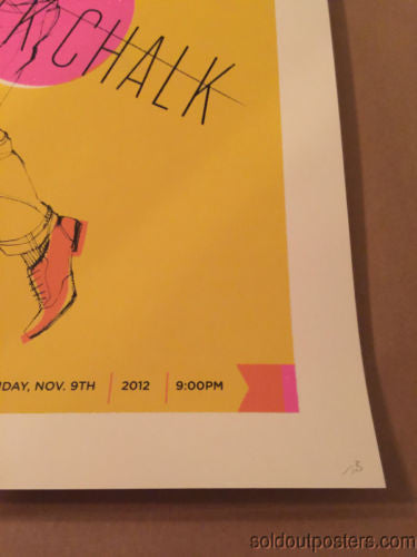 Sidewalk Chalk - 11/9/2012 Delicious Design poster print Lola St. Louis