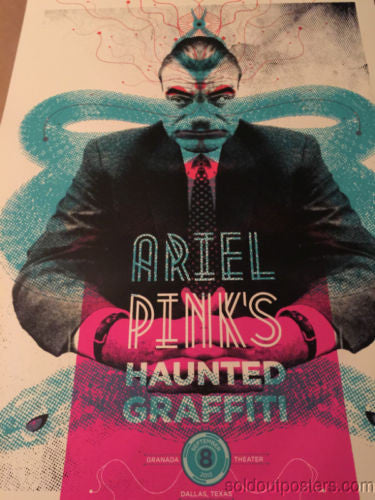 Ariel Pink's  - Delicious Design poster print Chicago IL Haunted Graffiti Dallas