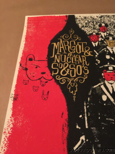 Margot and the Nuclear So&So's  - Delicious Design poster print Chicago IL Metro