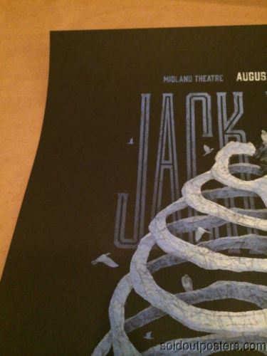Jack White - 2014 DKNG poster print 1st edition Midland Theater Kansas City