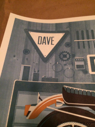 Dave Matthews Band - 2014 DKNG DMB poster print Greek Theatre Berkeley, CA