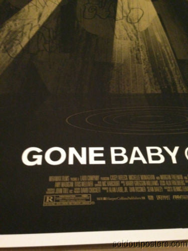 Gone Baby Gone - Adam Simpson poster print Mondo numbered 1st edition