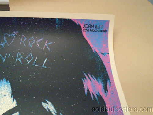 I Love Rock 'n' Roll 33 1/3 - Shepard Fairey Obey poster print Joan Jett 1st ed