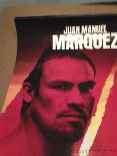 Juan Manuel Marquez vs. Mike Alvarado poster print 5/17/2014 The Forum LA boxing