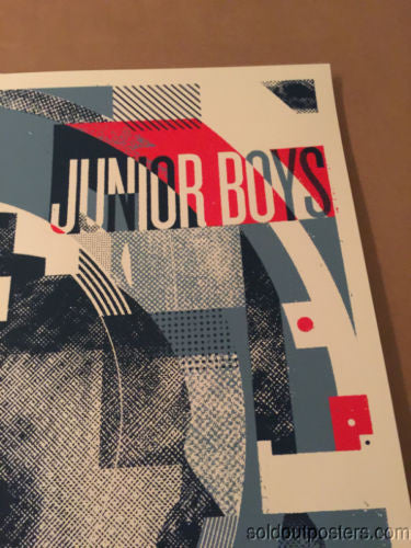 Junior Boys - Delicious Design poster print Chicago, IL Metro 6/24/2011