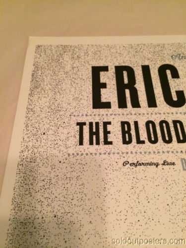 Eric Church - 2012 poster print Third Alert Designs Tulsa, OK signed and #'ed