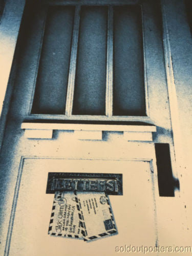 Jack White - 2014 Rob Jones poster print Mayan Theater Los Angeles, CA Cold War