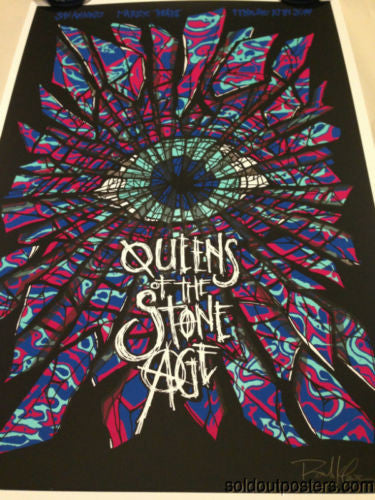 Queens of The Stone Age - 2014 Brad Klausen San Antonio Signed #'d poster
